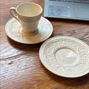 Wedgwood Patrican Small Cup and Two Saucers Replacements